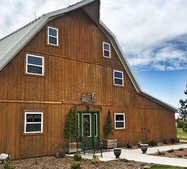 image of a large barn