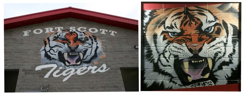 Image of Fort Scott Tigers mural