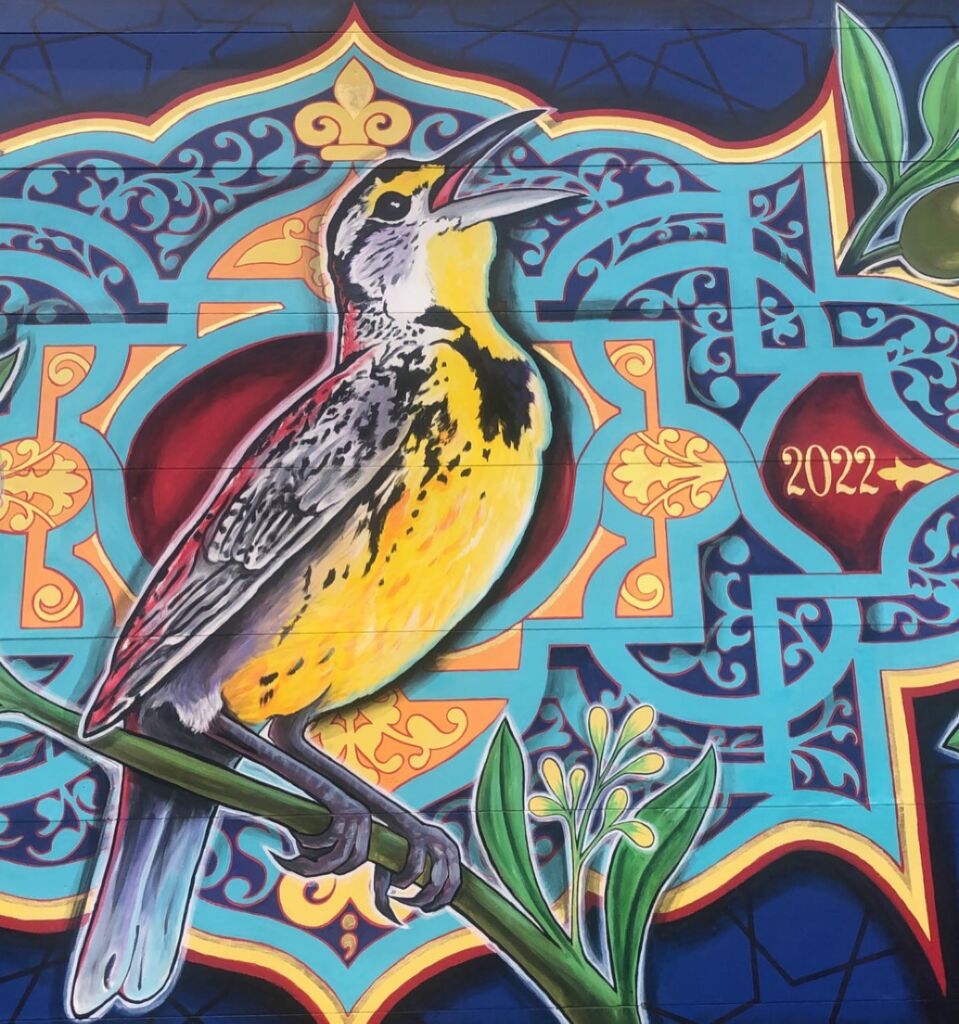 Image of Golden City Serenade mural