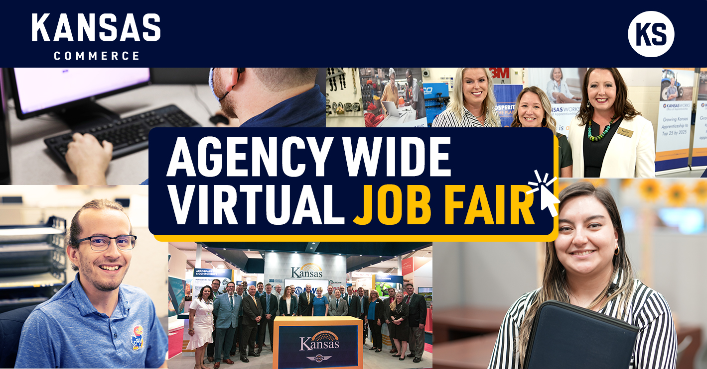 Governor Laura Kelly Encourages Kansans to Participate in Upcoming Virtual Job Fair for State Employment