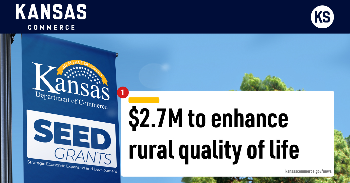 Commerce Announces SEED Grant Recipients Supporting Economic Development