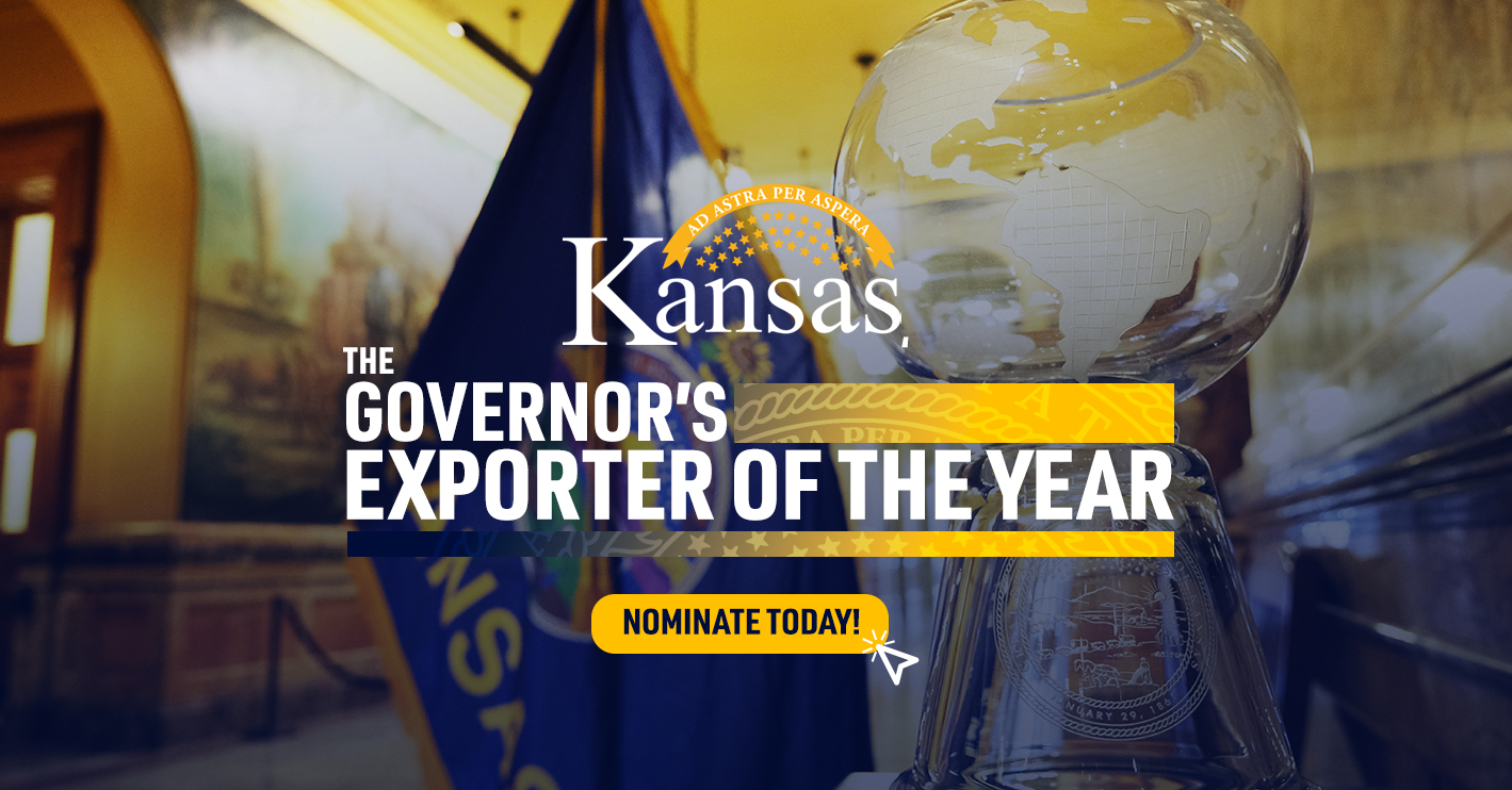 Governor Kelly Announces 2023 Exporter of the Year Award Nominations Open