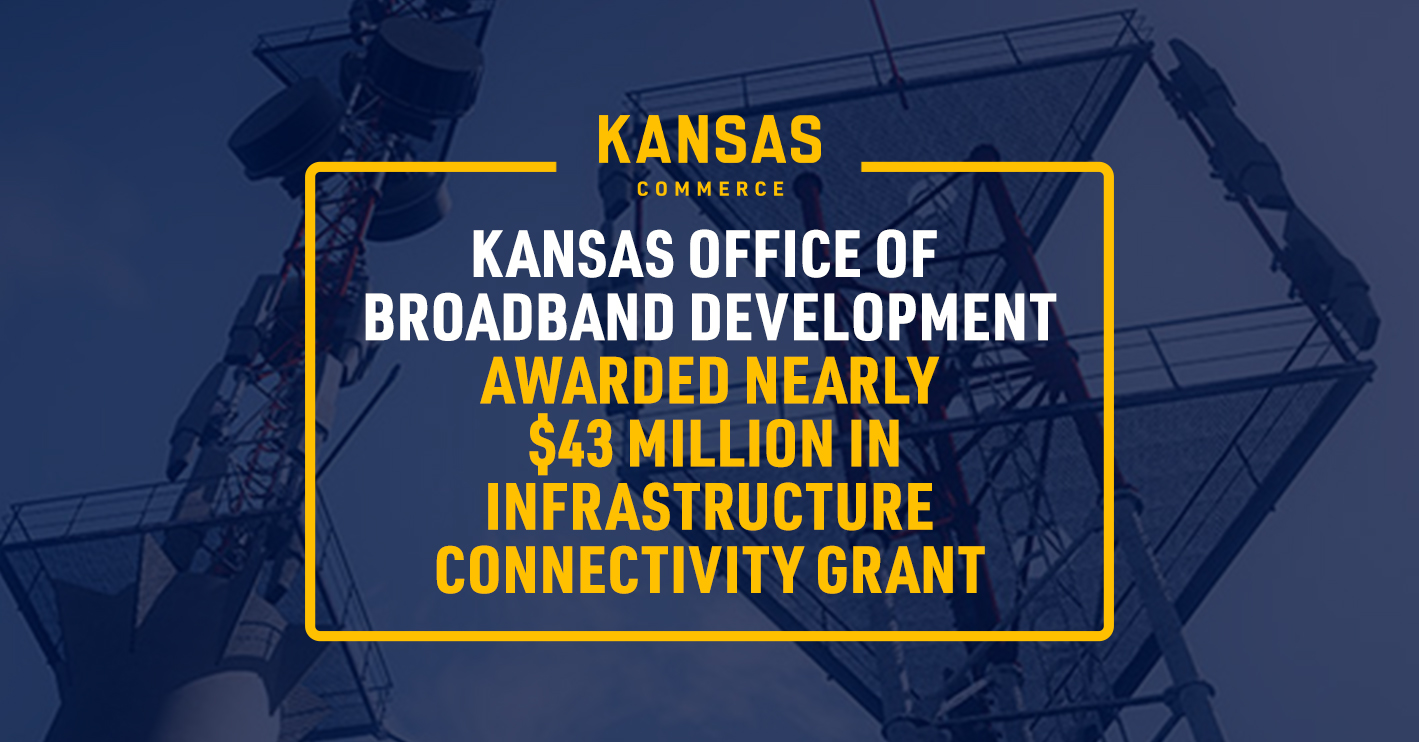 Governor Kelly Announces Kansas Wins Nearly $43M to Build Key Infrastructure for High-Speed Internet