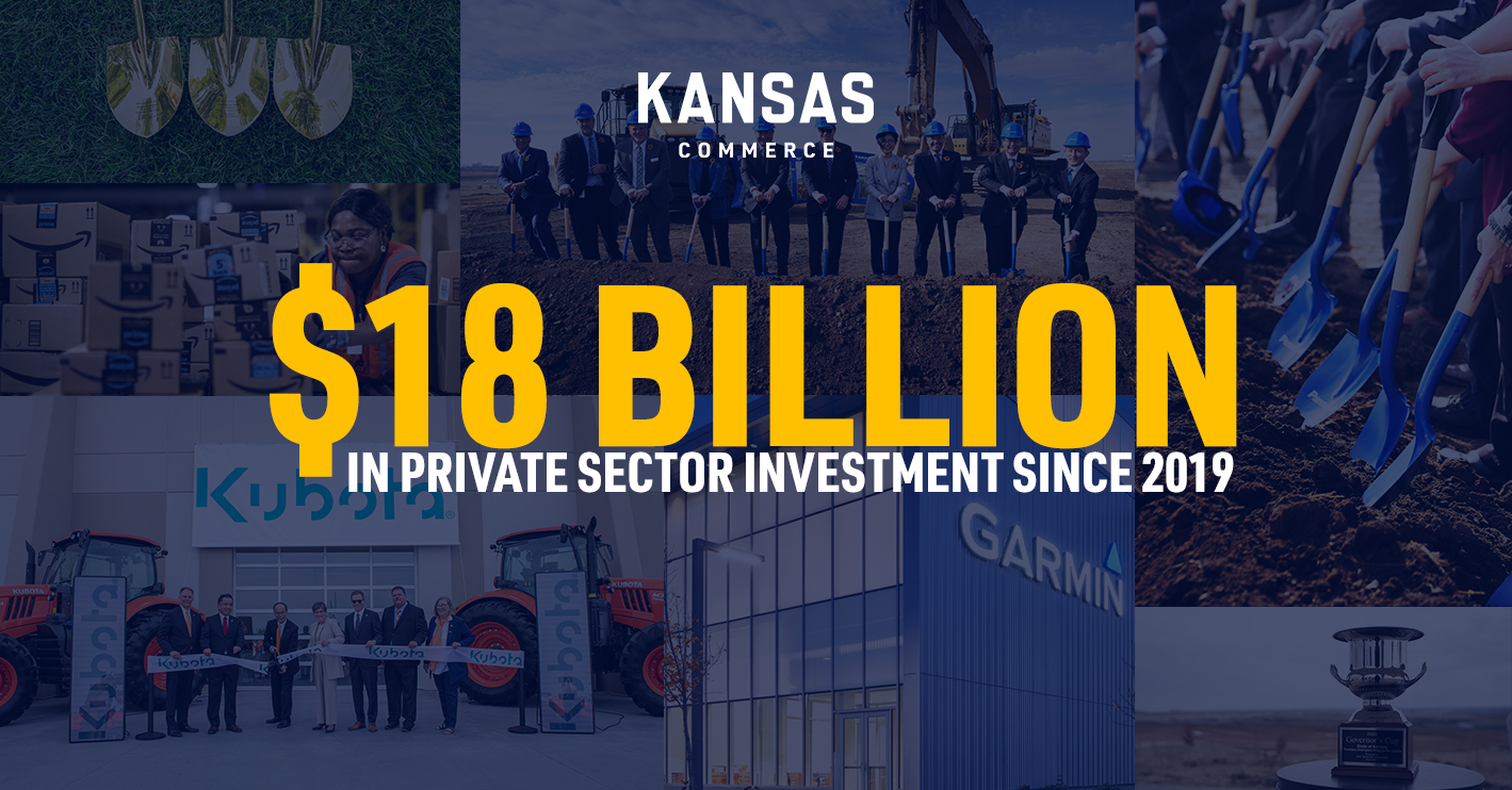 Governor Kelly Announces Business Investment in Kansas Tops $18 Billion