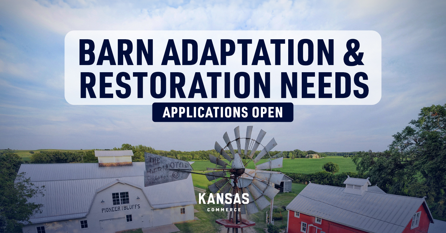 Kansas Tourism Announces New Grant to Assist Restoration of Historic Barns for Agritourism Businesses
