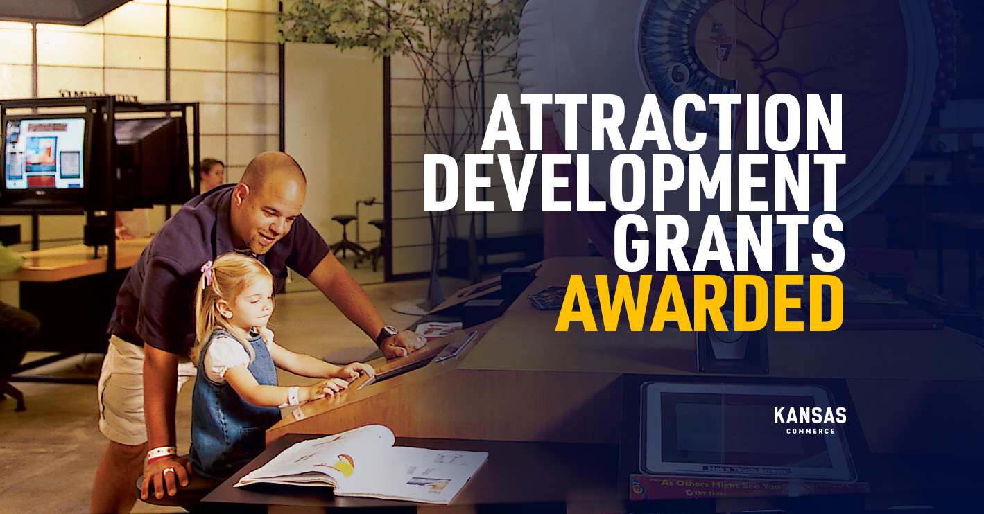 Kansas Tourism Announces 13 Attraction Development Grant Awardees