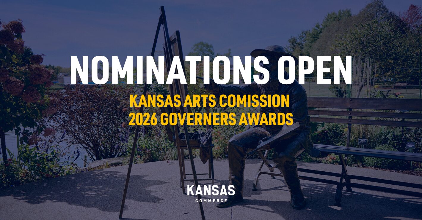 Kansas Arts Commission Opens Nominations for 2026 Governor’s Arts Awards