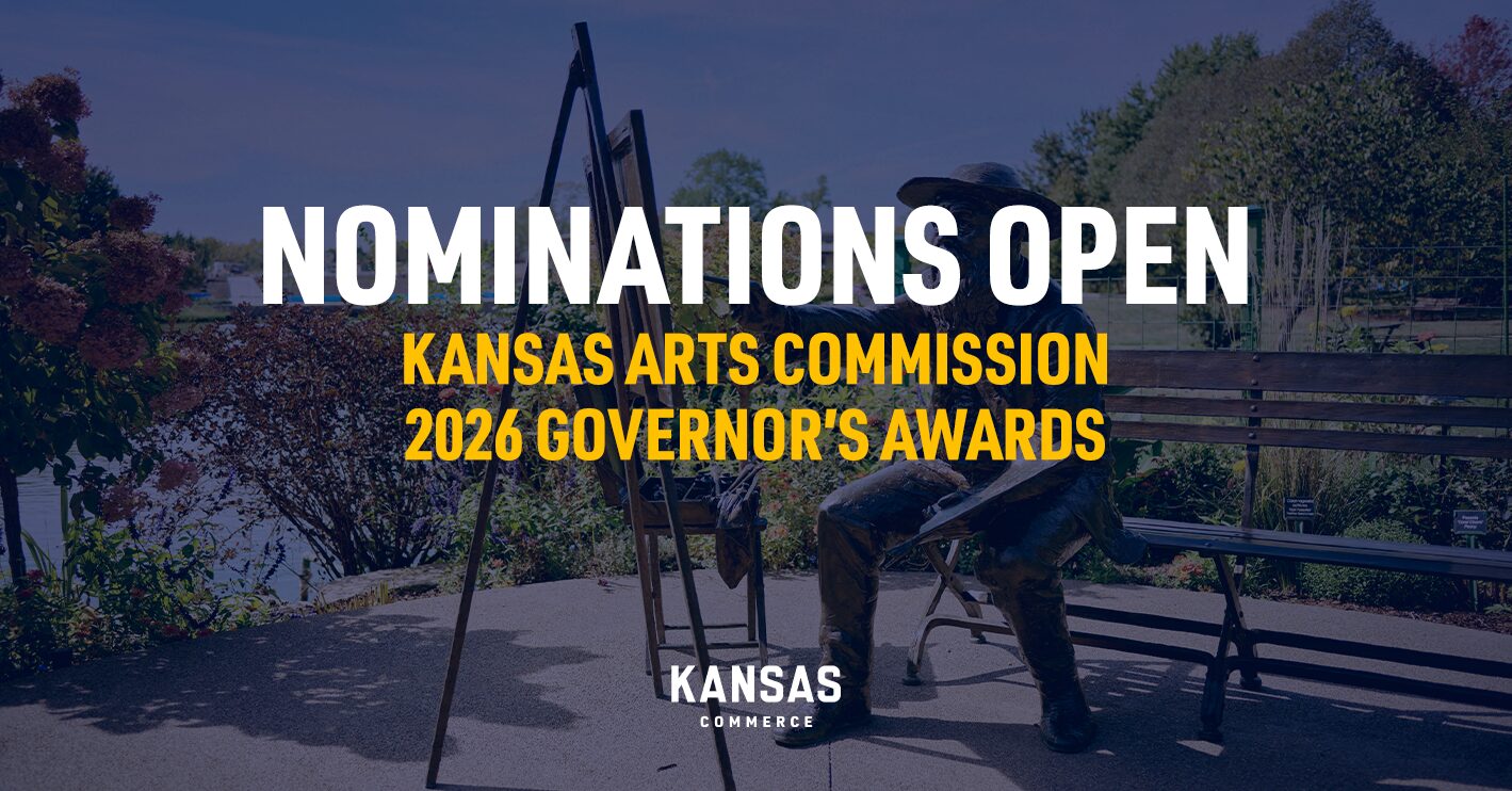 Kansas Arts Commission Opens Nominations for 2026 Governor’s Arts Awards