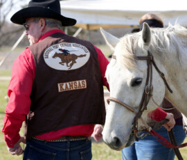 A rider and his horse.