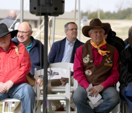 Riders in the audience.